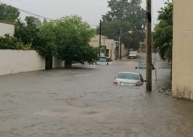 Inundación: consecuencia de los huracanes.