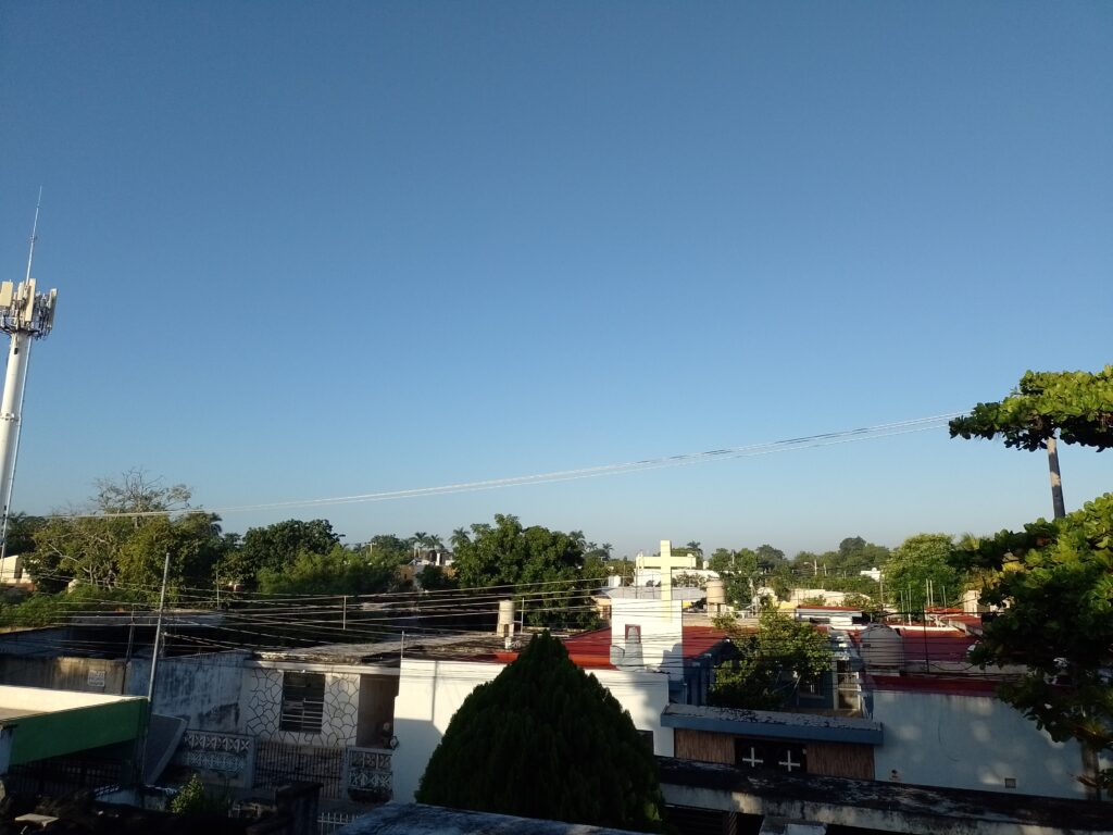 Estado del tiempo. Cielo despejado en Mérida.