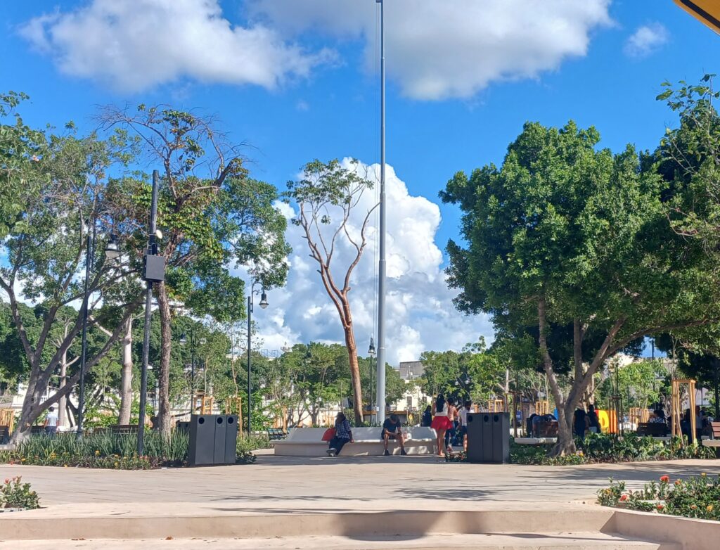 Estado del tiempo en la península de Yucatán.