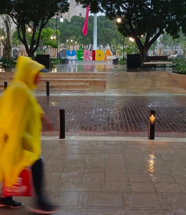 Las lluvias en Yucatán.