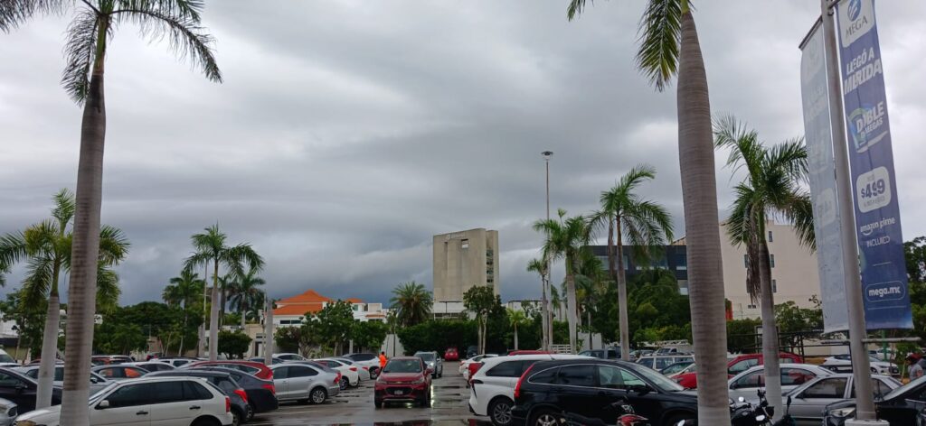Estado del tiempo en península de Yucatán.