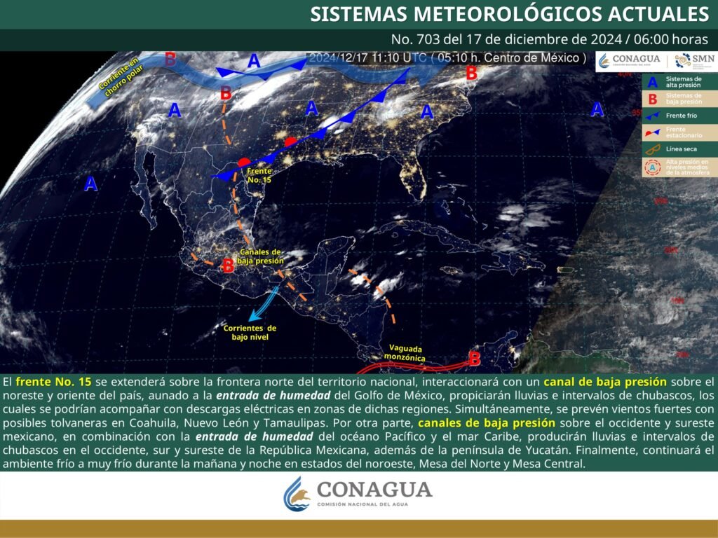 Pronostico del tiempo en Yucatán hoy martes.