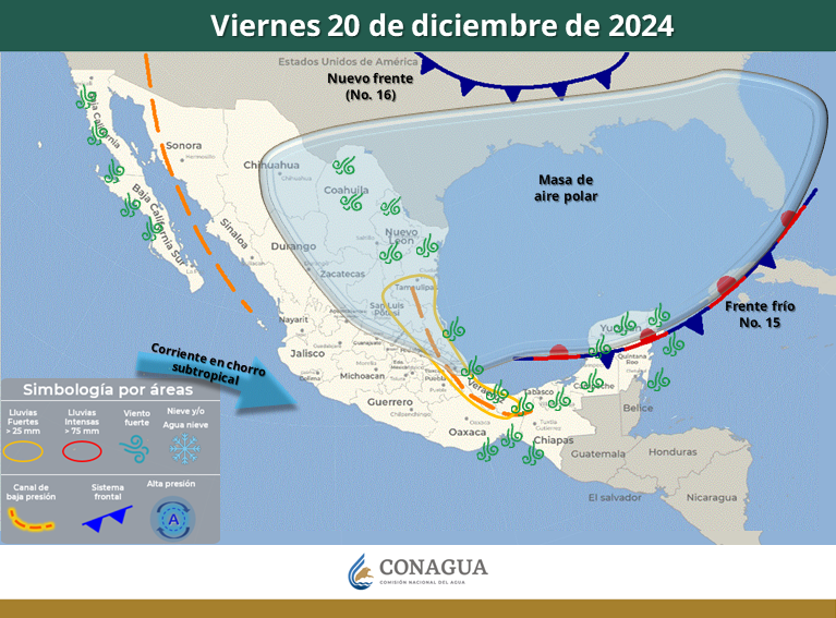 Frentes fríos 2024.