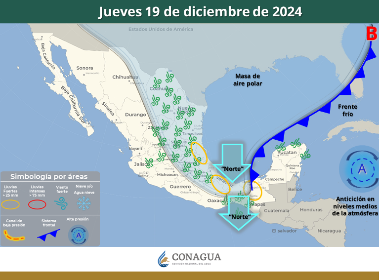 Temperaturas bajas en Yucatán.